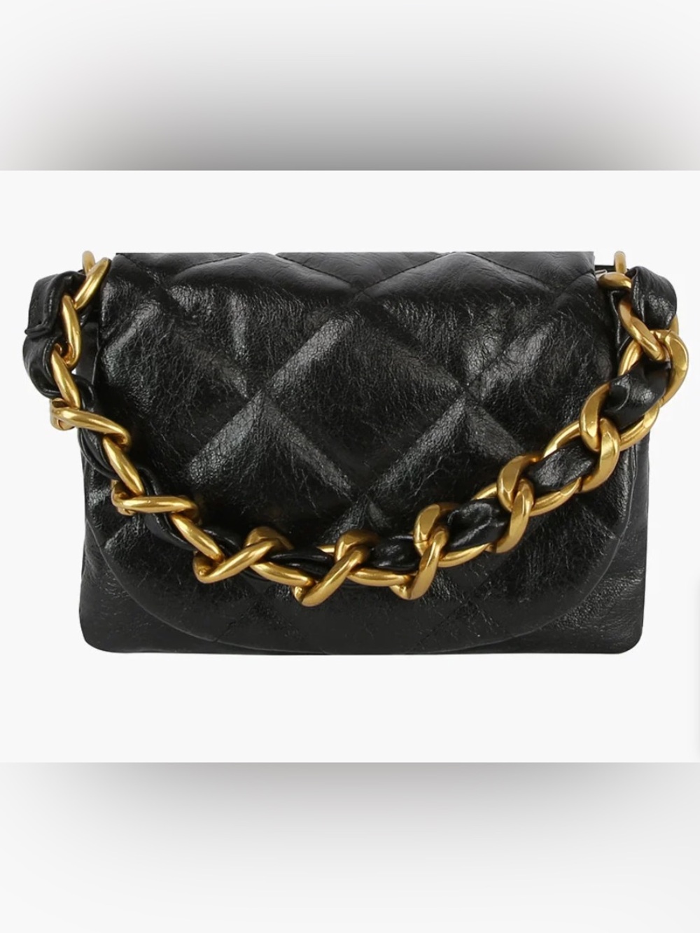 CHILLX Maddie Diamond Pattern Shoulder Bag